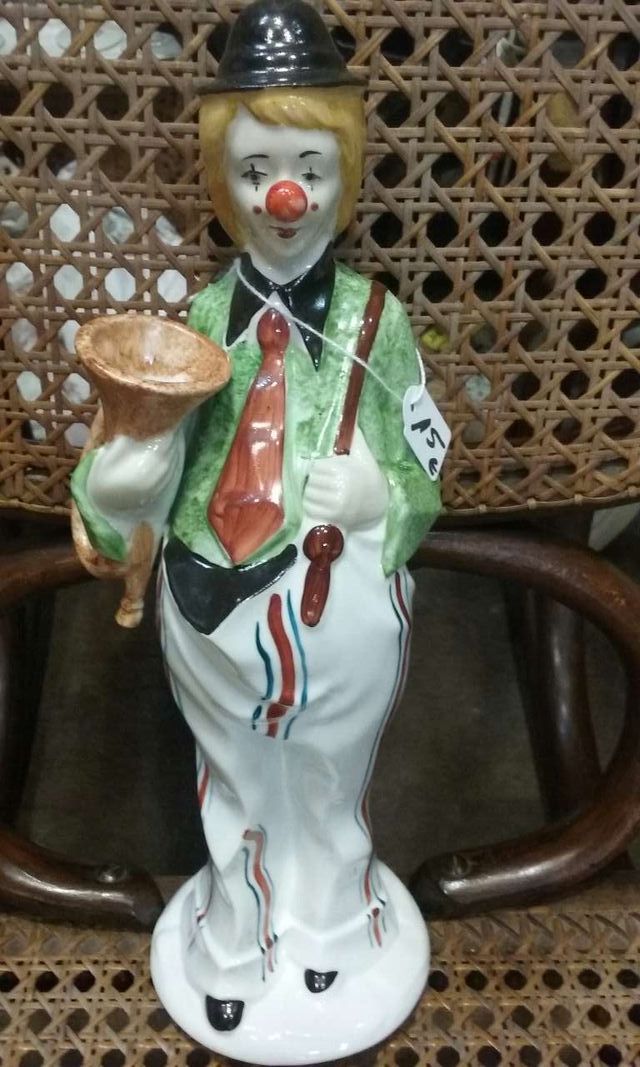 Figura payaso porcelana