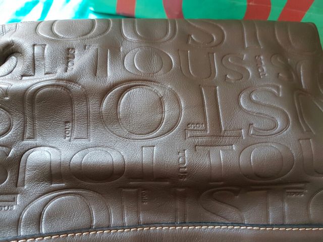 Bolso Tous original, piel bovina marrón 