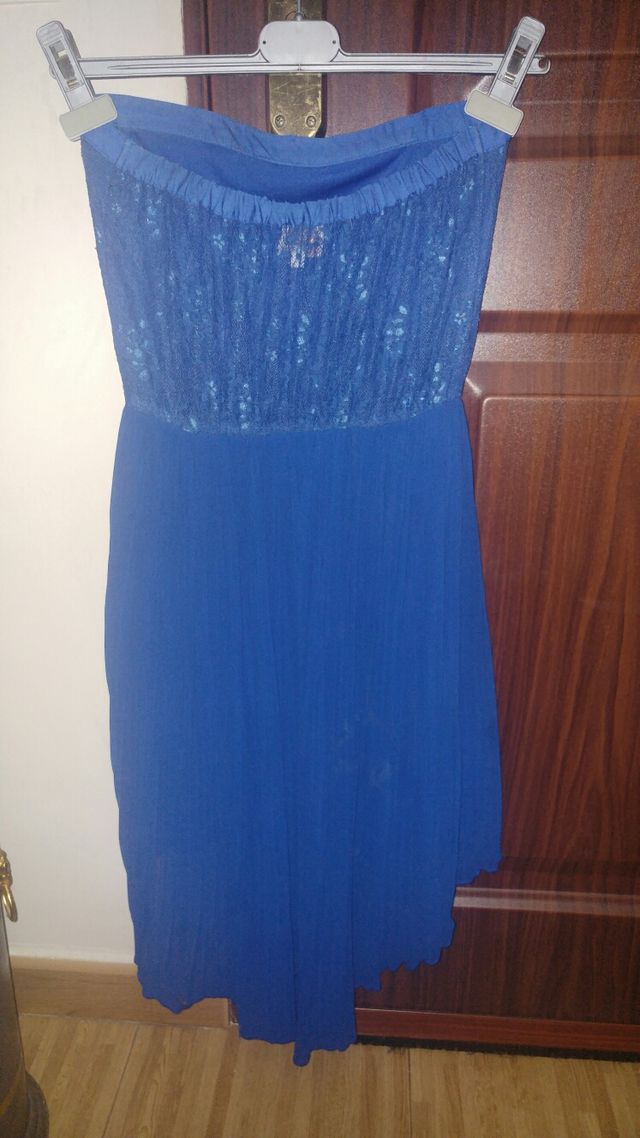Vestido azul fiesta