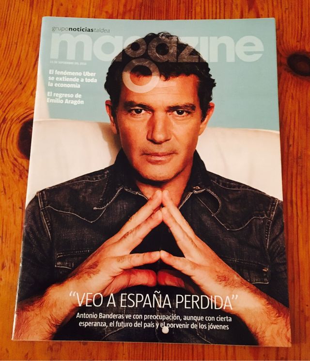 ANTONIO BANDERAS / REVISTA MAGAZINE ACTOR CINE