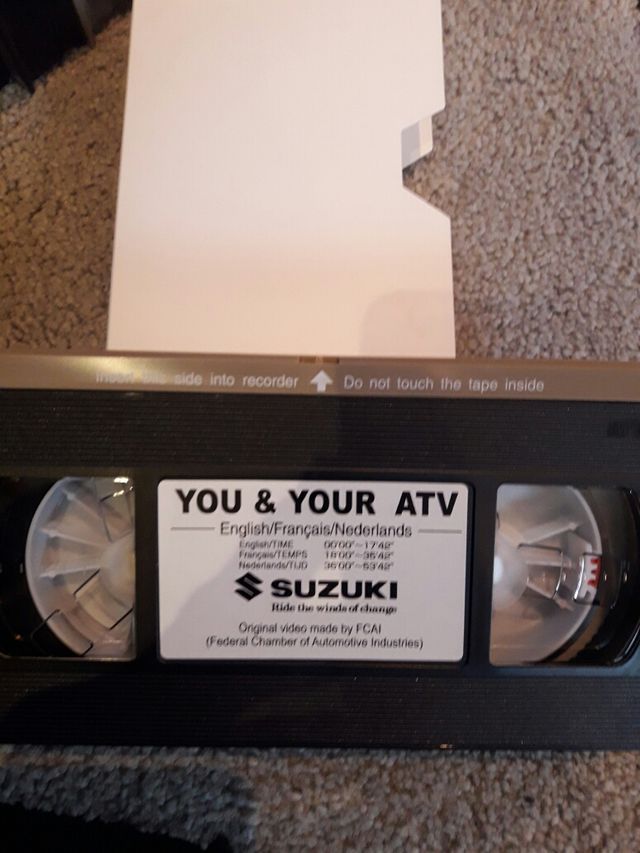 You and your ATV Suzuki.