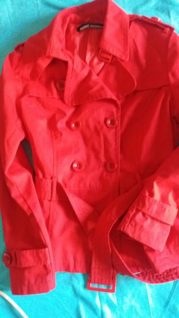 Chaqueta de mujer roja