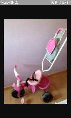 Triciclo niña smoby