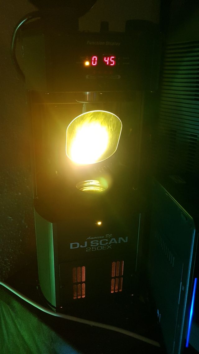 Efecto luz dj scan 250 ex