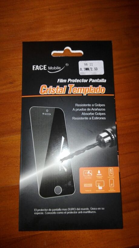 Huawei 6Y II Funda y protector cristal templado
