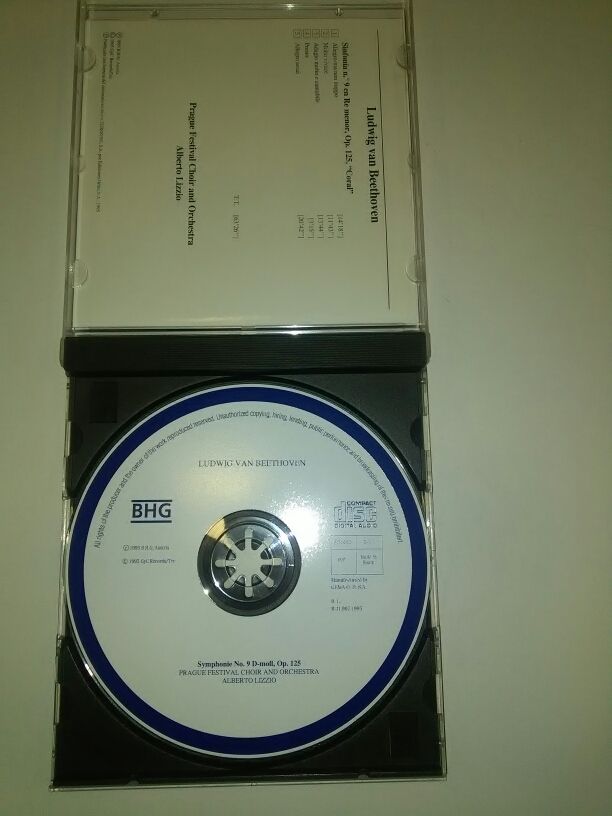 CD Beethoven sinf 9, Prague Festival Choir