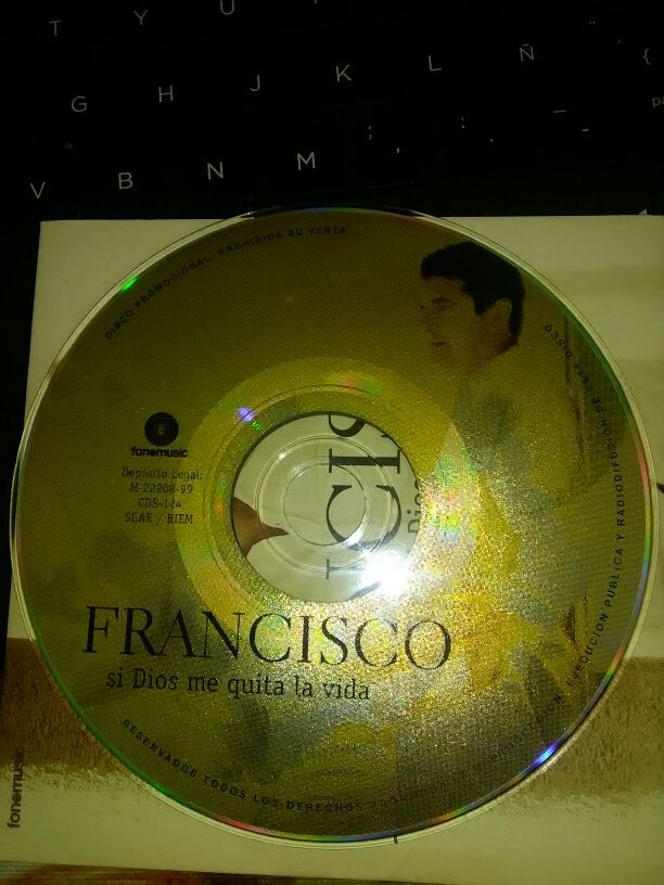 CD promo Francisco, Si Dios me Quita la Vida