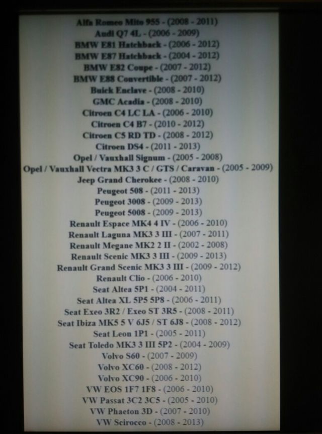 Centralita XENON (Valeo)