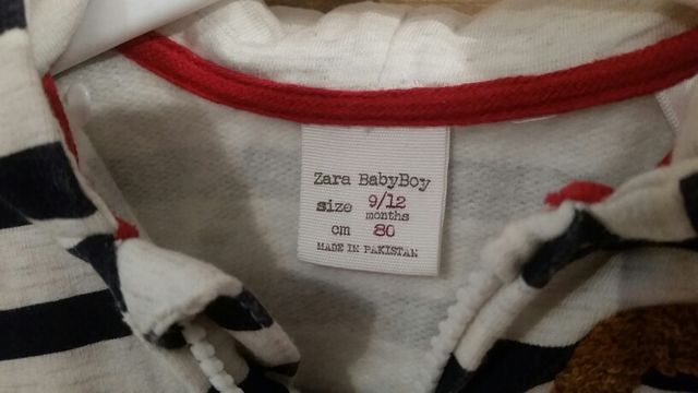 Sudadera t.9-12 mesos.