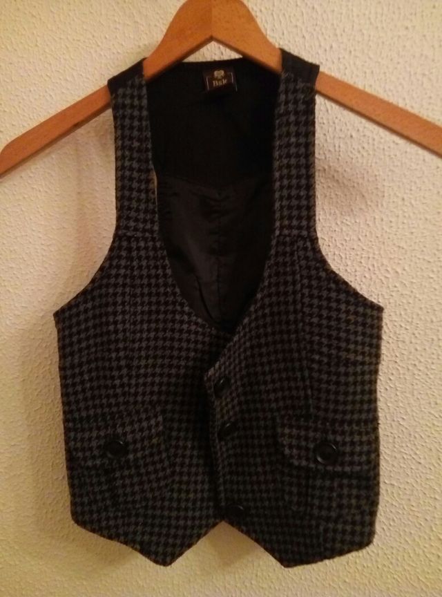 Chaleco pata de gallo talla S