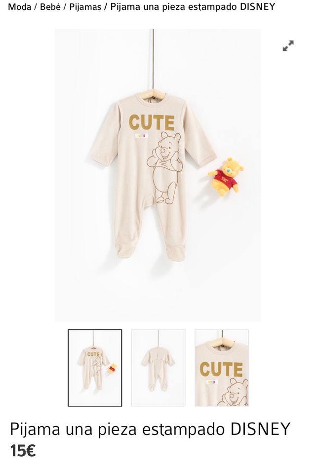 Pijama bebe Disney (nuevo )