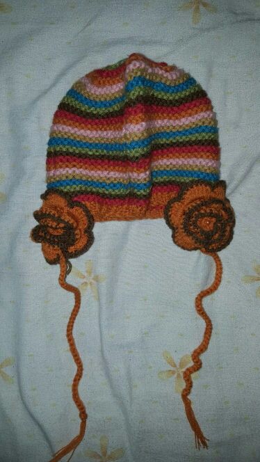 Gorro de lana niña.