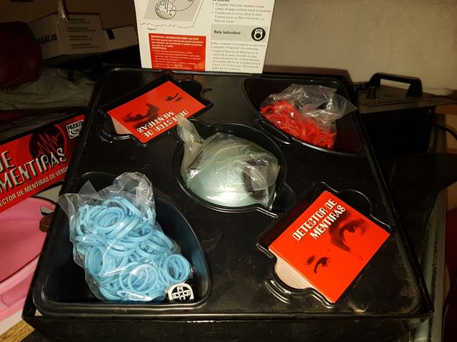 juego de mesa el detector de mentiras,todo complet