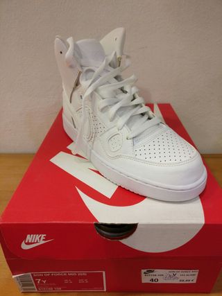 nike bota blanca