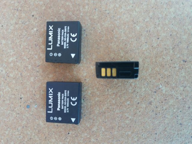 Baterias Panasonic para camara de fotos.