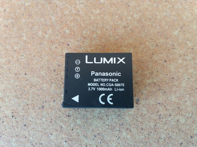 Baterias Panasonic para camara de fotos.
