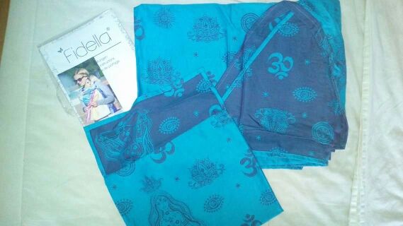 Fular Fidella Shiva Spirit Ciruela Plum Azul