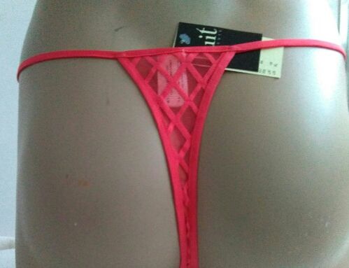 Conjunto Sujetador  de Huit +tanga rojo 95B