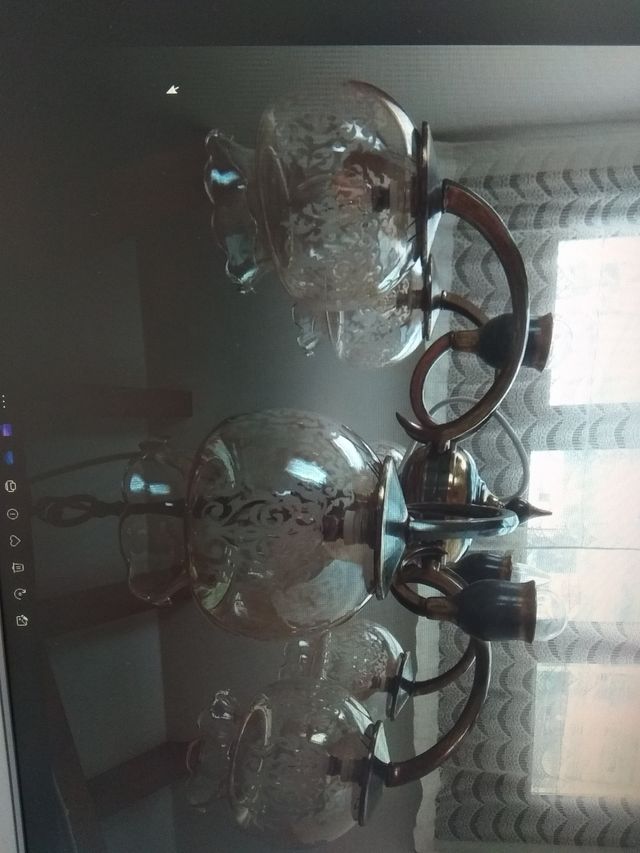 lampara de techo antigua