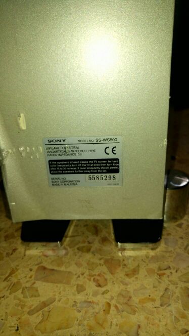 SUBWOOFER BOMBO  SONY