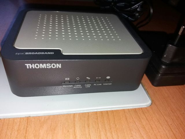 router de cable/cablemodem thomson
