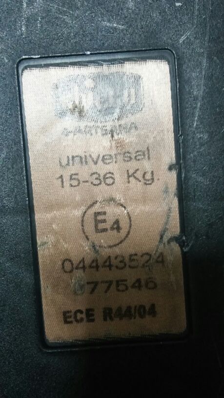 SILLA CHICCO 15/36 kg