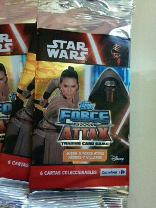 Sobres cromos Star Wars Force Attax