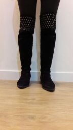 Botas Mosquetera de piel Chica