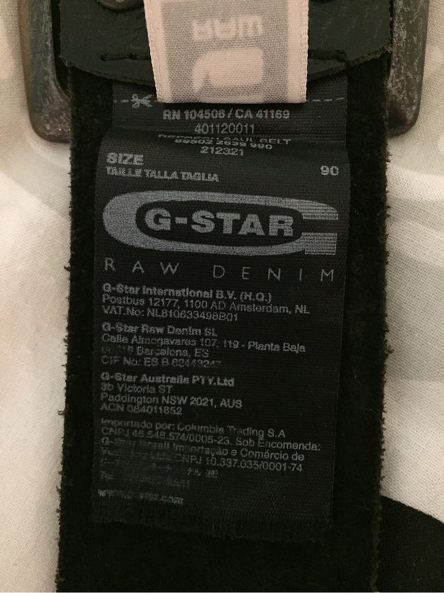 Cinturon g-star