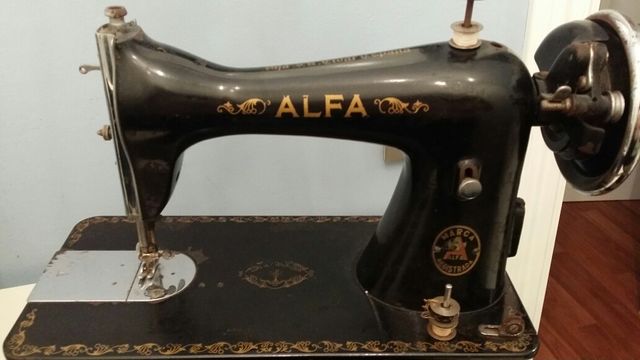 maquina coser alfa