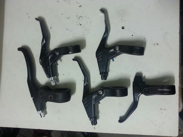 manetas freno traseras y delantera tektro