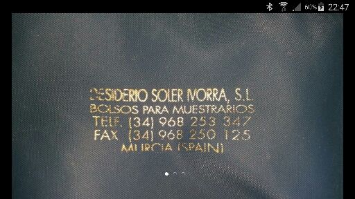 Bolsones para transporte de muestras textiles