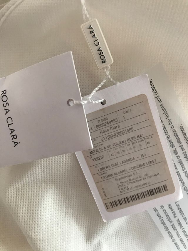 Vestido novia ROSA CLARA sin estrenar