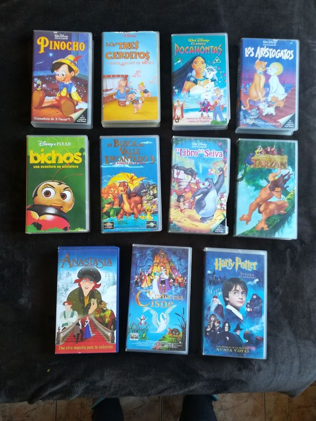 Cintas de VHS Disney clásicos originales años 90