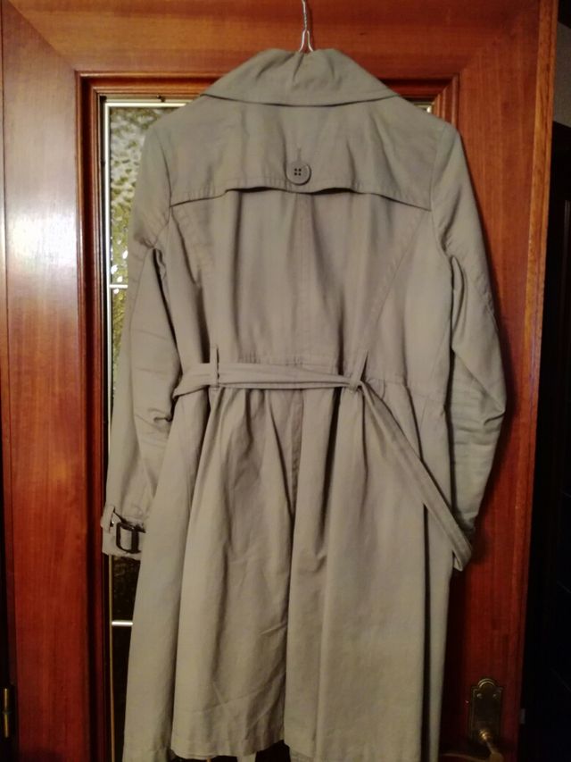 Gabardina Abrigo con cinturón