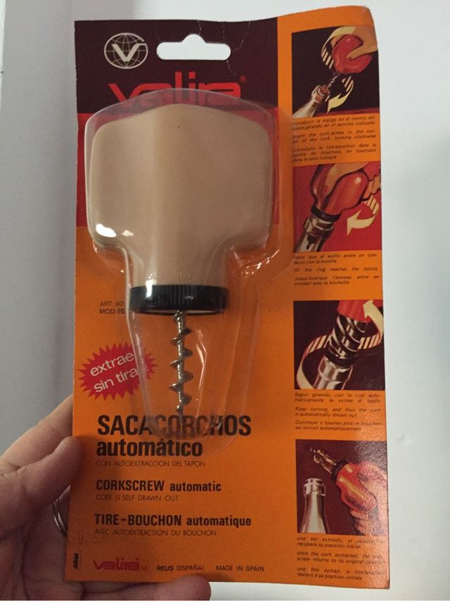 Lote de 7 Sacacorchos automático de antiguos