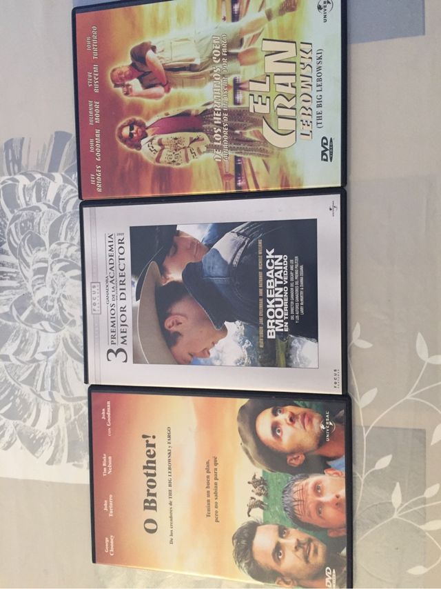 Pack 3 peliculas dvd