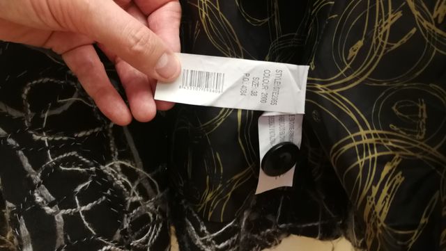 Abrigo desigual mujer. Talla 38