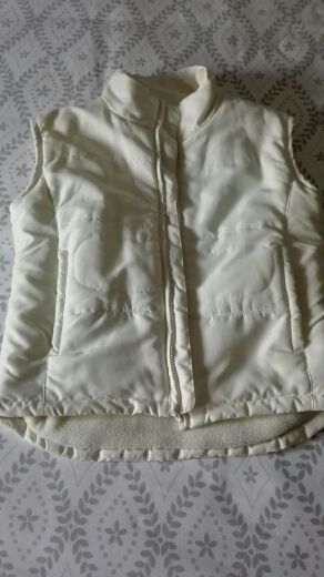 Chaleco beige talla S