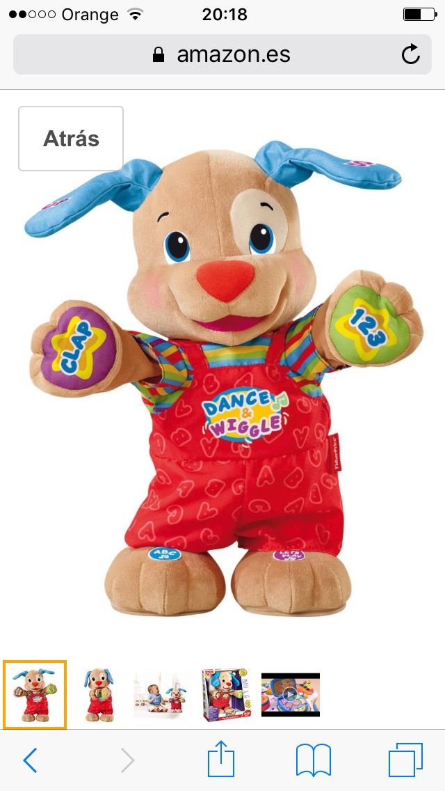 Perrito bailoteos fisher Price