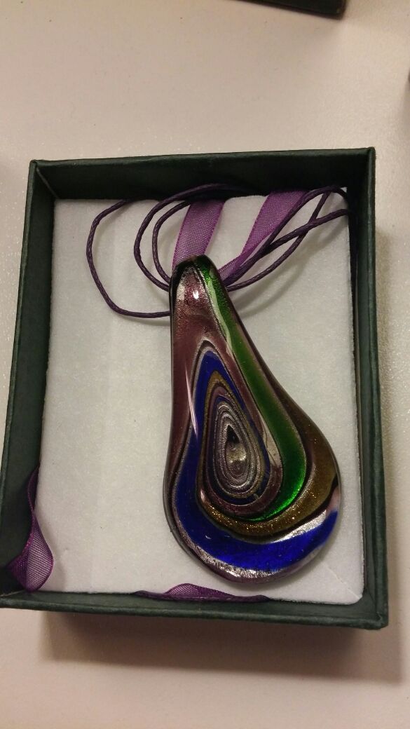 Colgante cristal murano