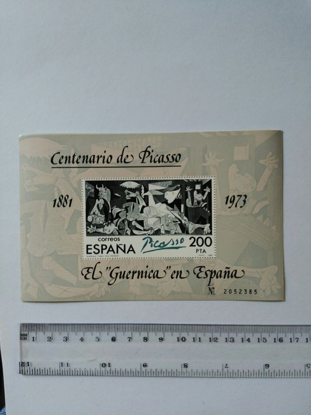 Filatelia Sello Guernica - Picasso