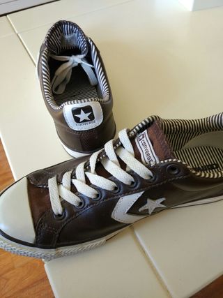converse mujer cuero marron converse mujer cuero marron