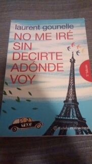 libro "no me ire sin decirte a donde voy"