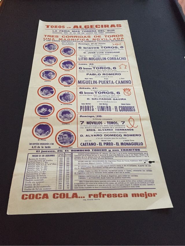 CARTEL DE TOROS.
