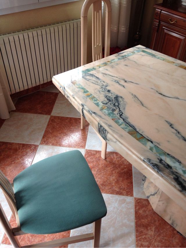 Mesa comedor marmol de segunda mano por 350 € en Collado Villalba en ... Mesa comedor marmol de segunda mano por 350 € en Collado Villalba en ...