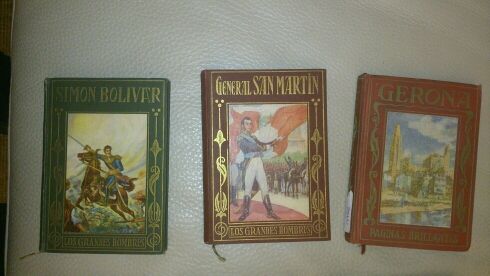 6 libros antiguos: 5 editorial araluce y EL CID