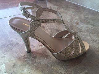 Mano Segunda 45 Valencia Por En Fiesta De € Dorada Wallapop Sandalia ARj4L35