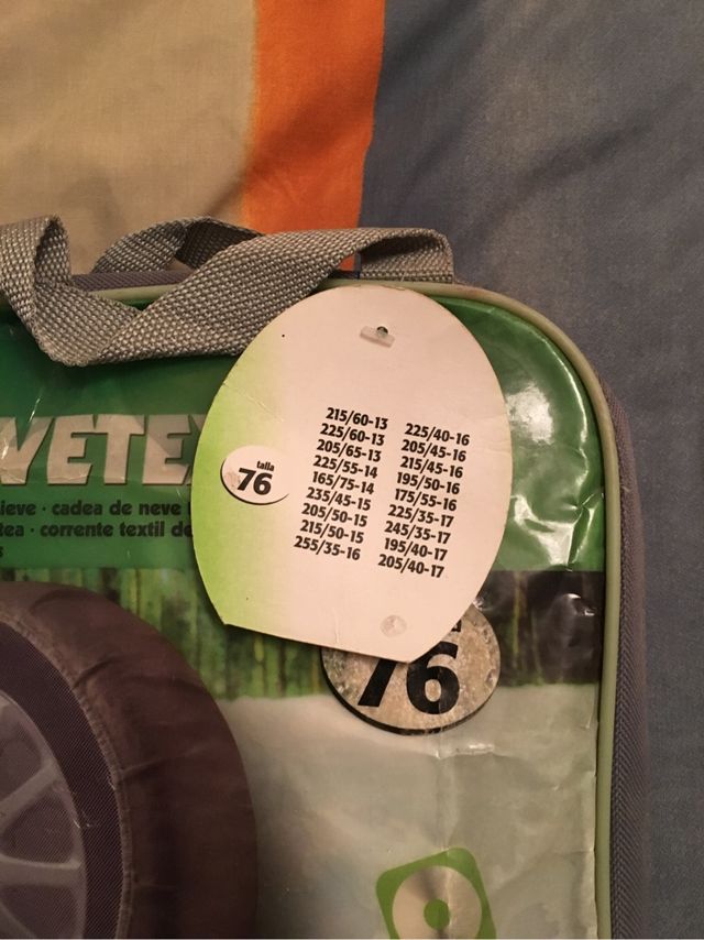 Cadenas de nieve de tela nueva