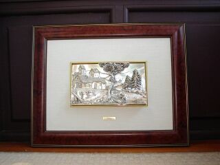 Cuadro de plata en relieve